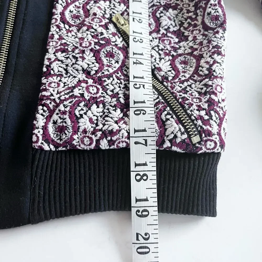 Michael Kors Paisley Jacquard Zip Jackets XS